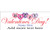 Happy Valentine's Day Banners Sign Vinyl 1100