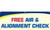 Free Air & Alignment Check Banner Style 1200
