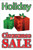 Holiday Sale Sign Window Poster Style 4700