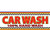 Vinyl Banner Car Wash 100% Hand Wash