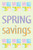 Spring Sale Window Posters Style1200