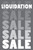 Liquidation Sale Window Advertising Poster Style1100