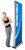 Advance Double Sided Retractable Banner Stand 33.5” wide tension control, removable & interchangeable graphic cassette, form molded bag and telescopic pole ADV-800-S