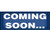 Coming Soon Banner Sign Style 1400