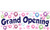 Grand Opening Banner Sign design #3600 in Full Color
