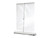 Table Top Smurf Mini Retractable Banner Stand Rear View