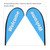 Teardrop Flag Banner Small Double Sided Replacement Graphic