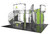 Optimus 20' x 20' Modular Truss System - Side View