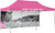 Zoom 20' Popup Tent with Custom Graphics and Custom Printed Backwall