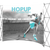 Hopup 12ft curved full graphic 5x3 without Endcaps