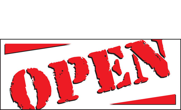 Open Vinyl Banner Sign Style 1100