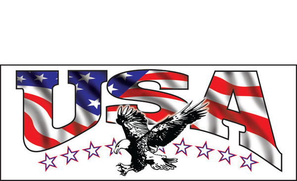 Patriotic Banner Signs Vinyl 1300