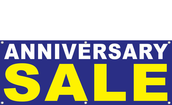 Anniversary Sale Banner Signs Design 1400