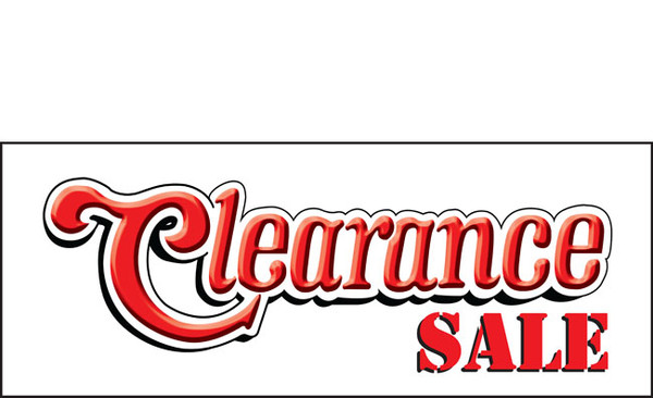 Clearance Banner Sign 1700