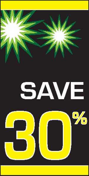 Sale 30% OFF Vinyl Banner Sign Style 2400