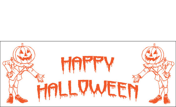 Halloween Banners - Vinyl Signs Style 1800