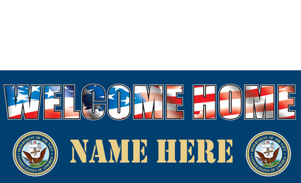 Welcome Home Banners - Signs Style 1700