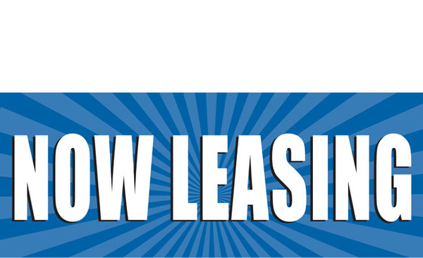 Now Leasing Vinyl Banner Sign Style 1000