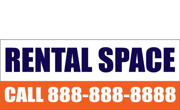 Rental Space Vinyl Banner Style 1000