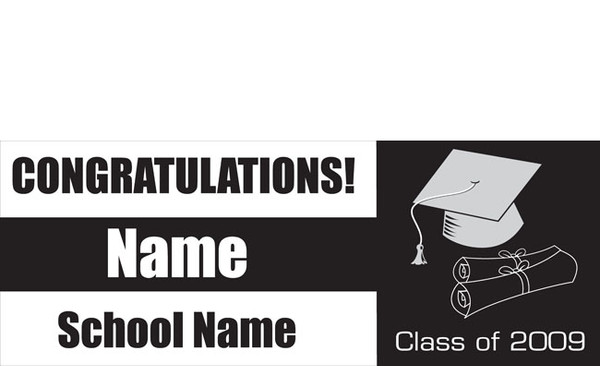 Graduation Banners - Signs 2500