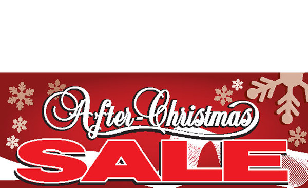 After Christmas Sale Banners - Signs Style 3000