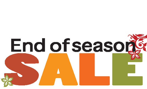 Fall End of season Sale Banner Sign