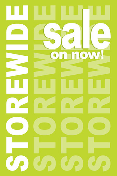 Storewide Sale Posters Style1000
