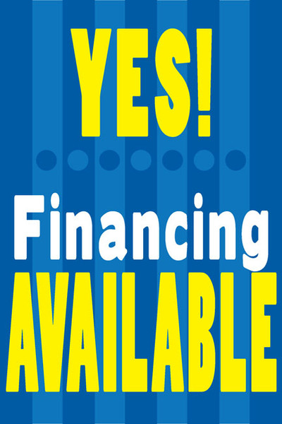 Financing Available Posters Style1100