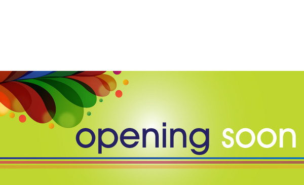 Opening Soon Banner Sign style 1700