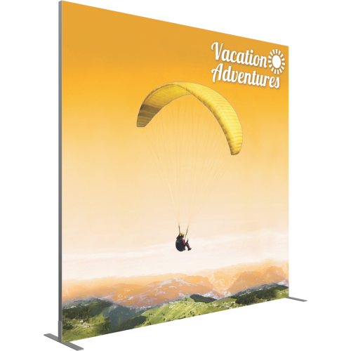 VECTOR FRAME SQUARE 04 FABRIC BANNER DISPLAY Left View