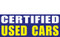 
Certified Used Car Banner Sign Style 1300