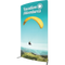 VECTOR FRAME CURVED 02 FABRIC BANNER DISPLAY CONVEX LEFT VIEW