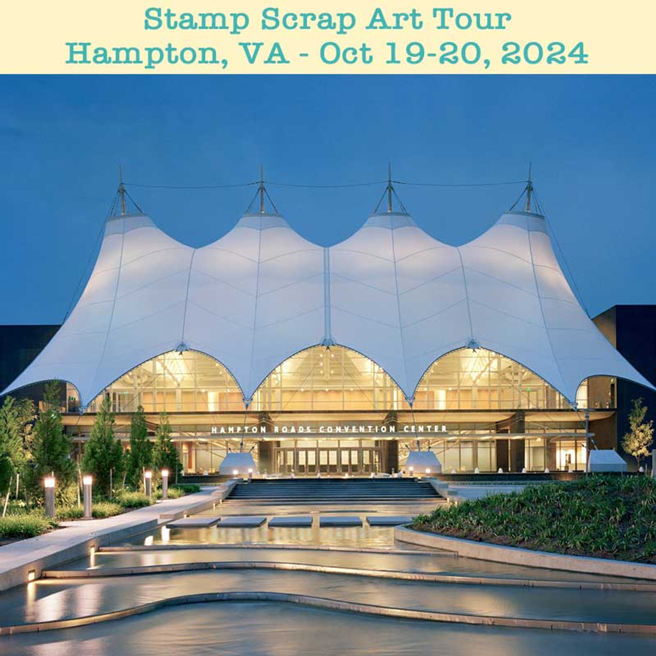 Stamp Scrap Art Tour Hampton VA October 19 20 2024