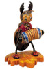 hubrig stag beetle ziggy with concertina retired figurine beetle band