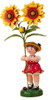 hubrig flower child blanket flower girl 24 cm handcrafted german figurine