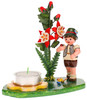 hubrig flower child columbine boy tea light holder 15 x 17 cm german figurine