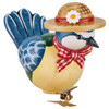hubrig vogelpärchen blue titmouse liesl clip 6 cm german wooden bird figurine