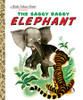 little golden book cover of the saggy baggy elephant illustrated by gustaf tenggren