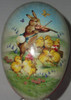 Bunny With Fiddle And Dancing Chicks
