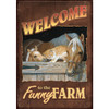 Funny Farm House Flag