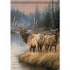 Elk Crossing House Flag 