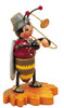 hubrig bumblebee with trombone retired figurine beetle band