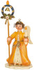 A tall, hand‑painted wooden angel from Hubrig’s Angels of Heaven collection, depicted as a serene female heavenly messenger.