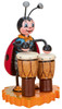 hubrig ladybug with bongos retired figurine beetle band