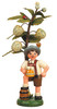 hubrig child of autumn hops german wooden figurine with hop vines