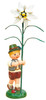 hubrig flower child edelweiss boy 11 cm handcrafted german figurine