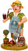 hubrig gardening smoker happy place gardener figurine german erzgebirge folk art