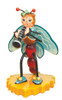 hubrig beetle band dragonfly with clarinet retired figurine