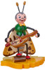 hubrig beetle band moth with hurdy gurdy retired figurine