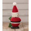 Vintage style Bobble Headed Santa Container (Back View)